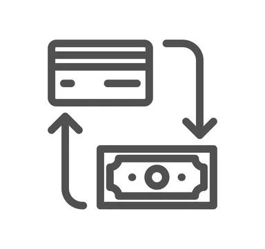 Payment method related icon. Stock Illustration