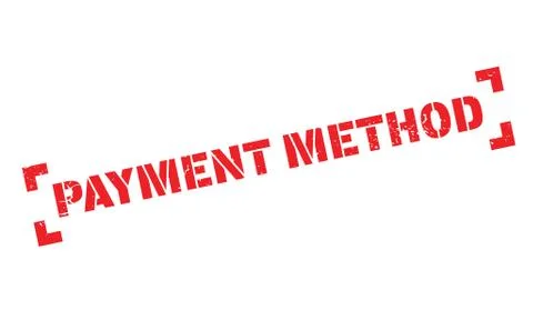 Payment Method rubber stamp Stock Illustration