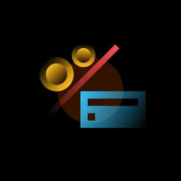 Payment method. Vector icon in gradient style Illustrazione stock