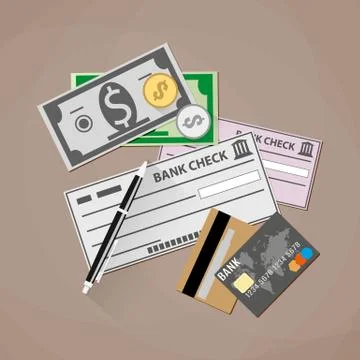 Payment Methods Concept. Stock Illustration