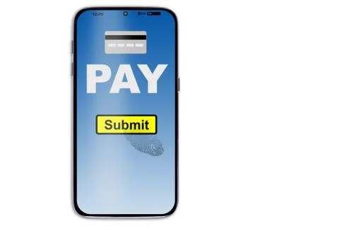Payment by phone. Stock Photos