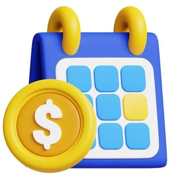 Payment Plan 3d icon illustration. Fotos Stock