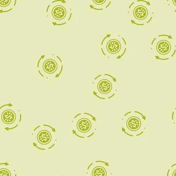 Payment processing business process glyph vector seamless pattern Stock Illustration