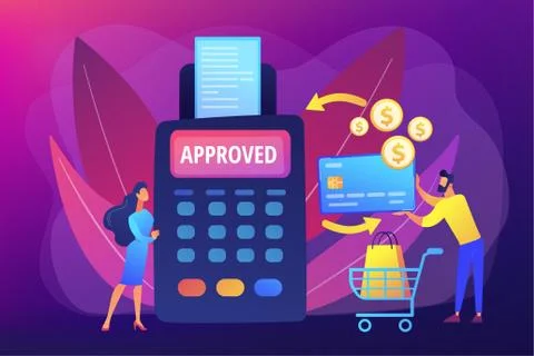 Payment processing concept vector illustration イラスト素材