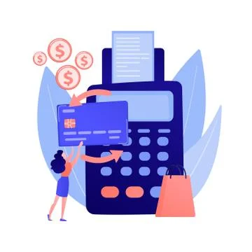 Payment processing vector concept metaphor Stock Illustration