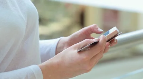 Payment of purchases using the card and phone Stock Footage 61536389