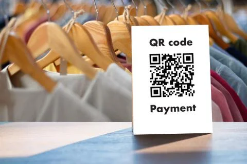 Payment QR code for Moblie ,Qr code payment, E wallet , digital pay without m Stock Photos