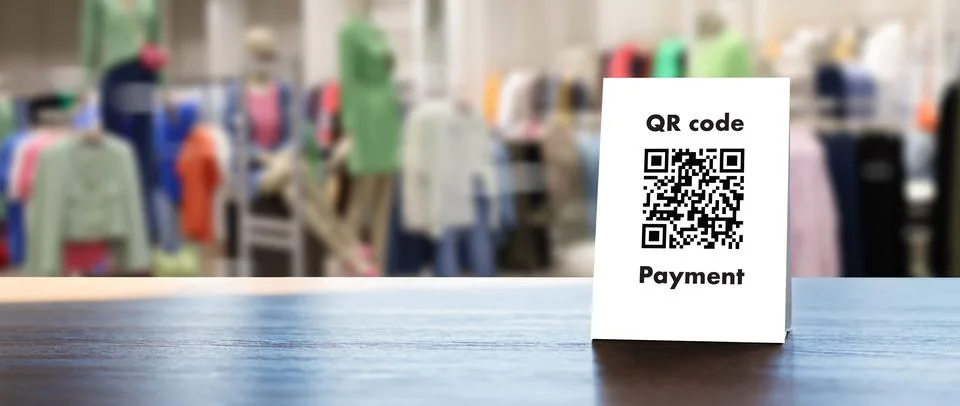 Payment QR code for Moblie ,Qr code payment, E wallet , digital pay without m Stock-Fotos