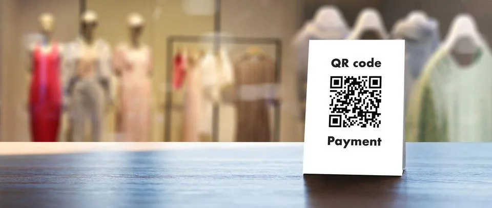 Payment QR code for Moblie ,Qr code payment, E wallet , digital pay without m Stock-Fotos