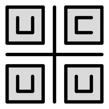 Payment qr icon vector flat Illustrazione stock