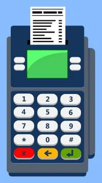 Payment receipt Illustrazione stock