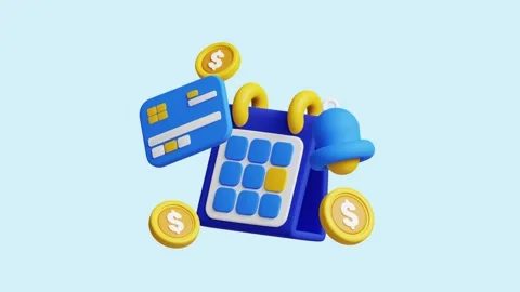 Payment Reminder 3D Animated Concept. Stock Footage 289454543