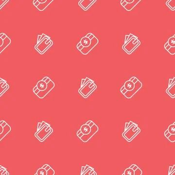 Payment seamless pattern Stock Illustration