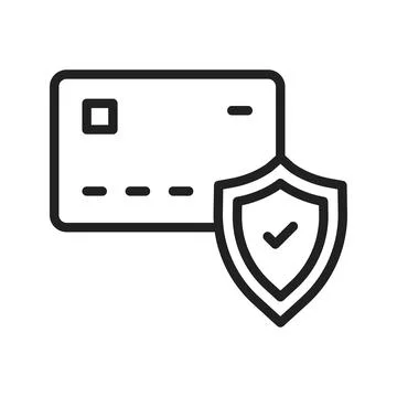 Payment Security Icon Image. Stock Illustration