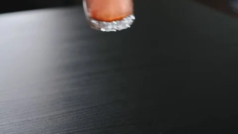 Payment by smartphone pay-pass in the terminal in a cafe on a black table Stock Footage 125072723