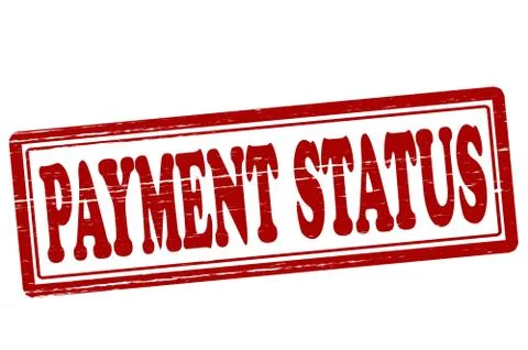 Payment status Stock Illustration