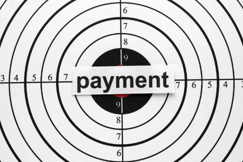 Payment target Stock Photos