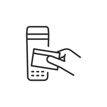 Payment Terminal Icon Stock Illustration