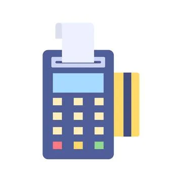Payment Terminal Icon Image. Stock Illustration
