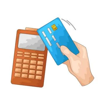 Payment Terminal illustration Stockillustratie
