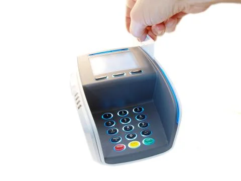 Payment terminal Stock Photos