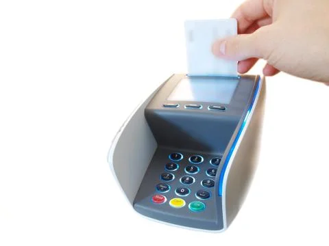 Payment terminal Stock Photos