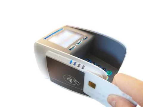 Payment terminal Stock Photos