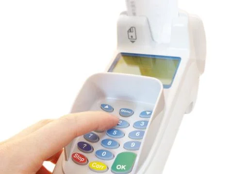 Payment terminal Stock Photos