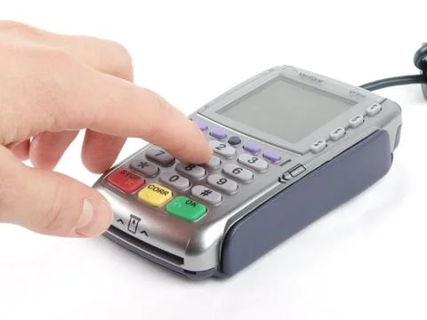 Payment terminal Stock Photos