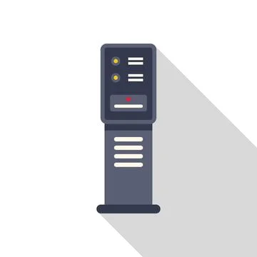 Payment terminal processing contactless transaction with nfc technology Illustrazione stock