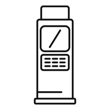 Payment terminal processing credit card transaction with pin code Stock Illustration