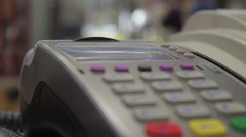 Payment terminal report 93 Stock Footage 50672582