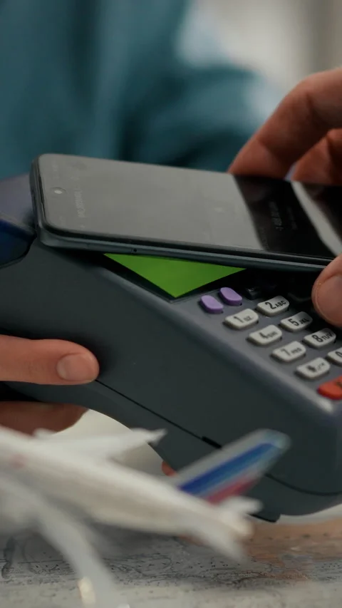 Payment terminal setup for seamless transactions at a retail shop Stock Footage 331669890