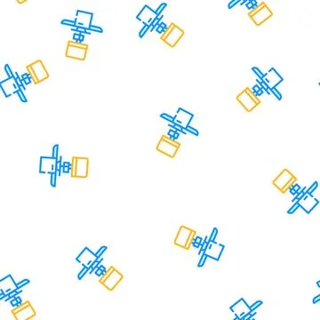 Payment terminal vector seamless pattern color Stock Illustration