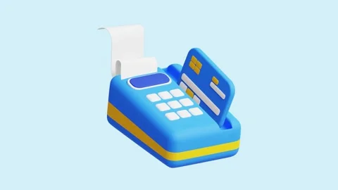 Payment transaction animated 3d icon. Stock Footage 289453335