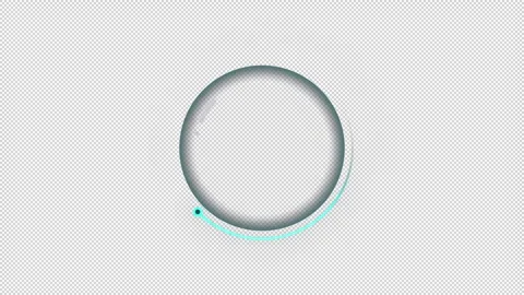 Payment verification process green animated loading state on dark background Stock Footage 340286085
