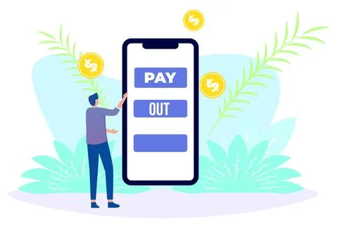 Payout Concept Illustration Stock Illustration