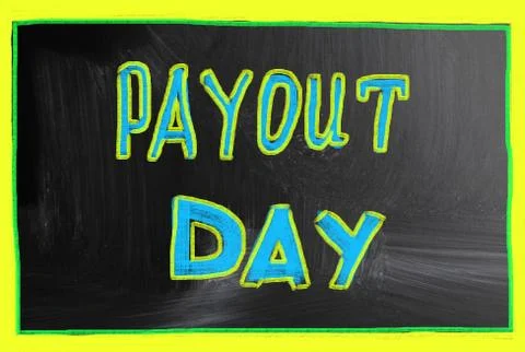 Payout day concept Stock Illustration