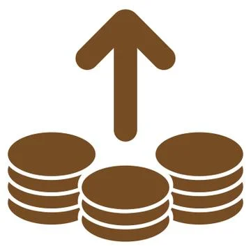 Payout Icon from Commerce Set Stock Illustration