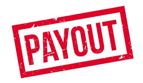 Payout rubber stamp Stock Illustration