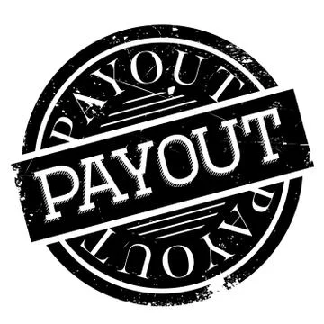 Payout rubber stamp Stock Illustration