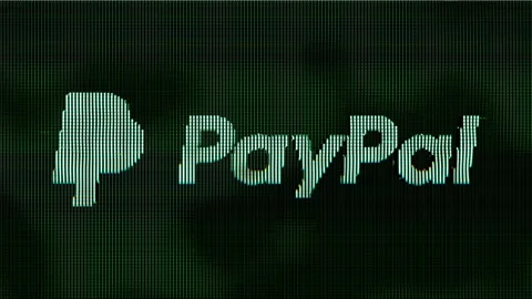 PayPal Logo Pixel Screen Animation. Futu... | Stock Video | Pond5