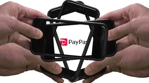 PAYPAY logo on smartphone screen. Stock Footage 105156968