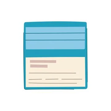 Payroll checkbook cartoon vector illustration Stock Illustration