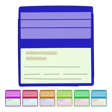 Payroll checkbook vector cartoon graphic Stock Illustration