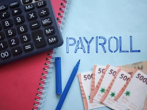 PAYROLL concept Stock Photos
