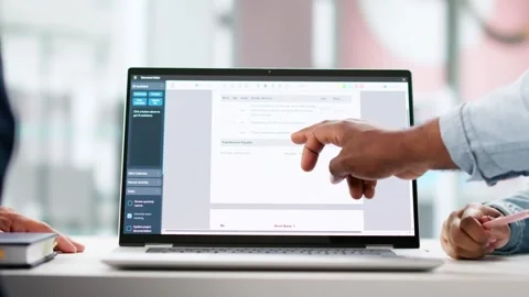 Payroll Manager And Bookkeeper Doing Billing 스톡 동영상 312123387