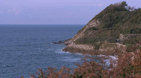 Pays Basque cote 1 Stock Footage 899259
