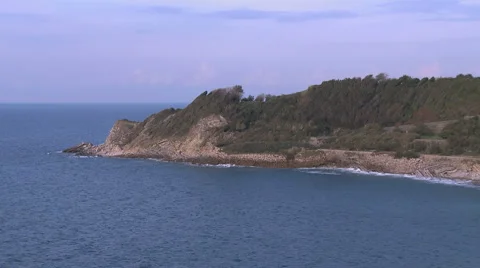 Pays Basque cote 2 Video stock 908287