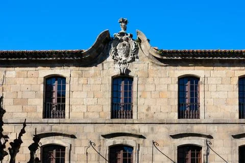 Pazo Cornide facade Foto stock